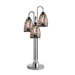 Venezia Three Light Table Lamp in Chrome