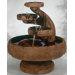 Centerpiece Cast Stone Mill Tier Cascade Fountain