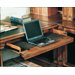 DaVinci Peninsula Desk Top in Dark Chestnut