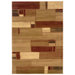 Adana Berber/Dark Yellow Oblong Blocks Rug