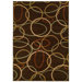 Adana Brown Rings and Ovals Rug