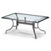 68" Rectangle Glass Dining Height Table