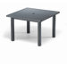 42'' Square Aluminum Slat Dining Height Table