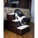 Three Step Pet Stairs in Espresso