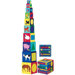 Colors, Counting, Shapes and Animals Building Block and Board Book Set