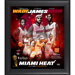 LeBron James, Dwyane Wade and Chris Bosh Miami Heat 2012 NBA Champions Framed Collage with Game-Used Basketball