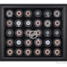 NHL 30 Hockey Puck Logo Display Case