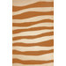 Spello Wavey Stripe Orange Outdoor Rug