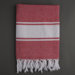 Ayrika Classic Fouta Towel in Red
