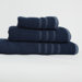 Bamboo 3 Piece Lavish Towel Set in Blue