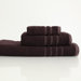 Bamboo 3 Piece Lavish Towel Set in Black