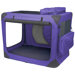 Generation II Deluxe Portable Soft Dog Crate in Lavender - Intermediate