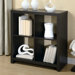34" Hollow-Core Room Divider Bookcase