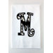 Egyptian Cotton Huck Towel with Applique Curlz