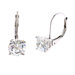 5 CT TW Simulated Engagement Bridal Earrings