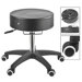 Rolling Stool in Black