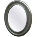 Silverton Oval Mirror in Speckled Antique Silver with a Gold/Bronze Tint