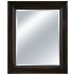 Urban Allure Wall Mirror in Burnt Sepia Brown