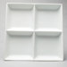 Whiteware Four-Part Divided Dish
