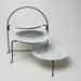Whiteware Collapsible Three-Tier Plate Rack