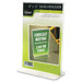 Clear Plastic Sign Holder, Free-Standing