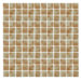 Spongez S-Tan 1" x 1" Recycled Glass Mosaic in Beige