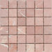 2" x 2" Honed/Tumbled Marble Mosaic in Rojo Alicante