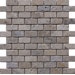 Philadelphia 1" x 2" Tumbled Travertine Mosaic in Multi