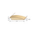 78" Solid Hardwood Unfinished Maple Reducer for 1/4" Floors