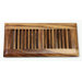4" x 10" Surface Mount Acacia Wood Vent in Natural