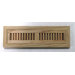 2" x 10" x 3/4" Flush Mount Unfinished Red Oak Wood Vent