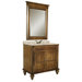 36" Vanity in Brown Cherry without Top
