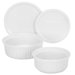 French White 4 Piece Bakeware Set