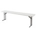 8' Rectangular Narrow  Folding Table