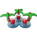 Floating Palm Island Drink Holder (Set of 3)