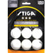 Three-Star White Table Tennis Ball (Pack of 6)