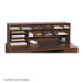 High Capacity 18" H x 57.5" W Desk Top Organizer