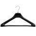 One Piece Hanger in Black (Pack of 8)