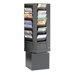 Steel Rotary Magazine Rack, 44 Compartments