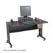 Mobile Computer Desk with Reversible Top
