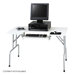 Folding Rectangular Computer Table