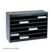 Steel Literature Organizer with 24 Letter-Size Compartments