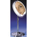 Makeup Mirror with Pedestal in Chrome