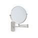 Non Lighted Wall Mount Mirror in Satin Nickel