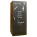 440 Chalkboard Oak Wine Cooler Cabinet in Dark Brown