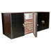 Oak Wine Cooler Credenza