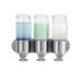 Triple Wall Mounted Shampoo and Soap Dispenser