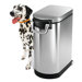 8 Gallon Pet Food Storage Can in Brushed Stainless Steel