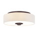 Rollo 3 Light Semi Flush Mount
