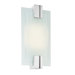 Dakota 13" Two Light Wall Sconce in Polished Chrome
